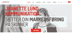 Desktop Screenshot of jeanettelund.dk